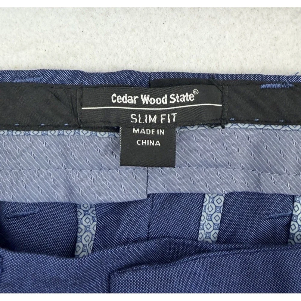 Cedar Wood State Men's 2 piece suit SLIM‎ FIT 44L, Pants W38